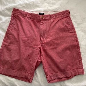 Men's J. Crew Red Shorts